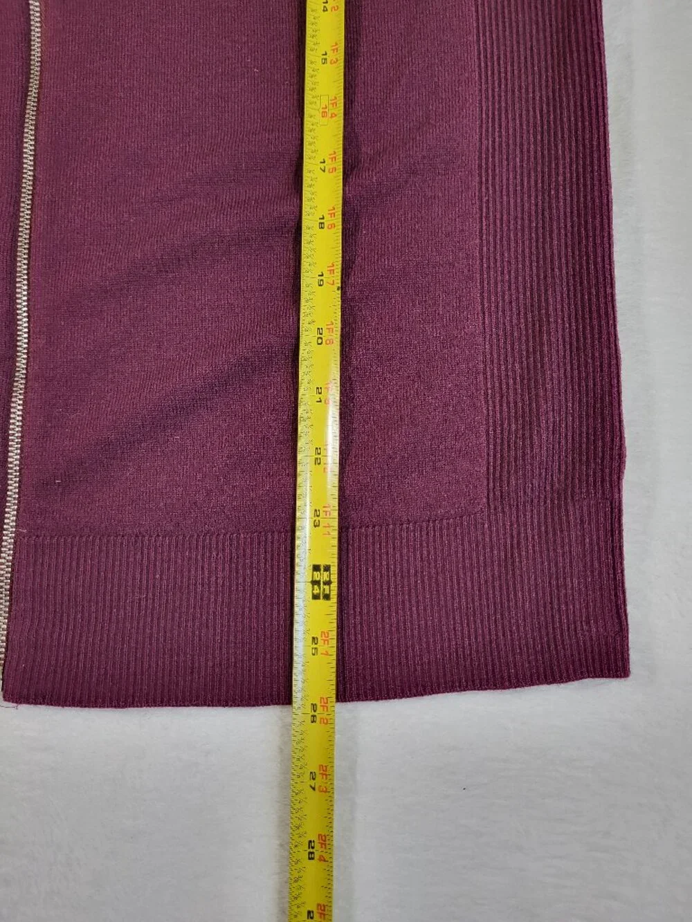 Rapha Finest Merino Track Top Full Zip Maroon Sweater - Large!
